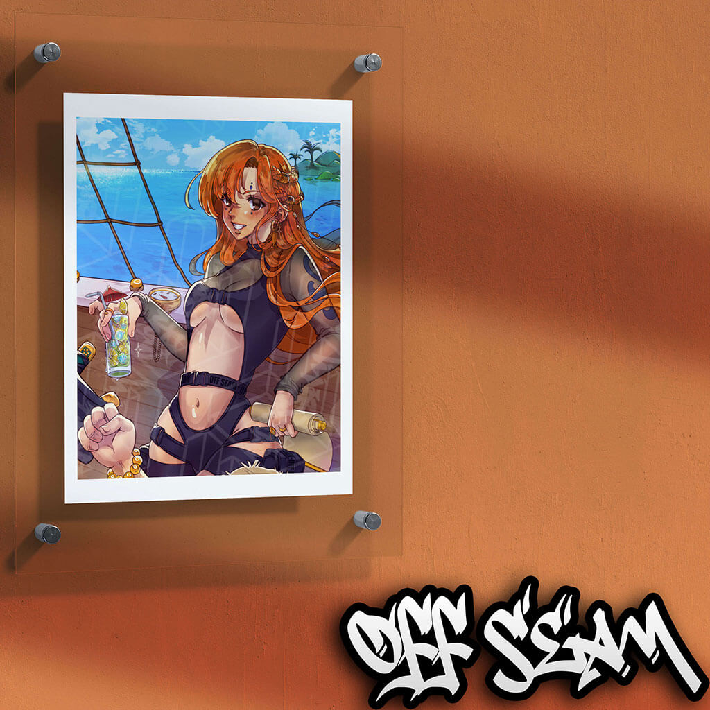 Nami-Streetwear-Art-Print-Framed